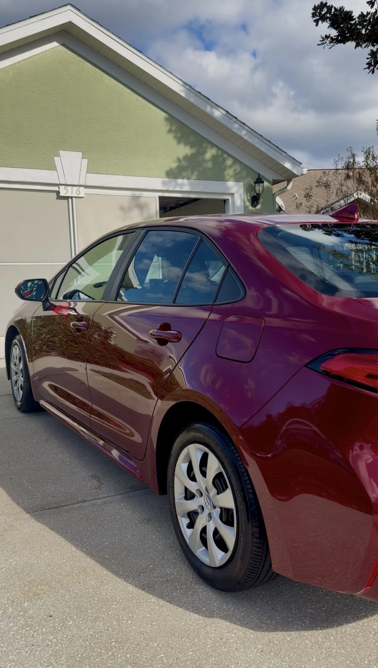 Paint shine after professional mobile detailing in Citrus County