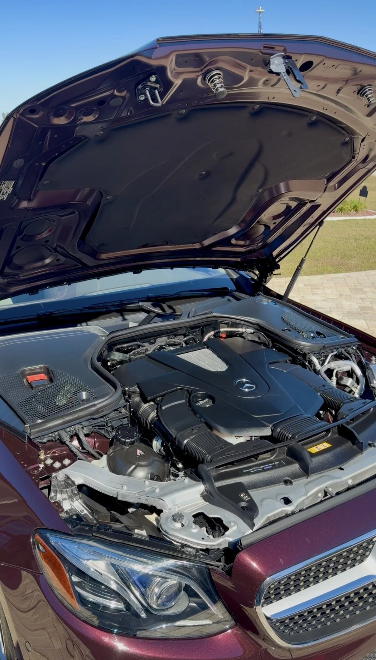 Engine bay cleaning, mobile car detailing in homosassa, FL 