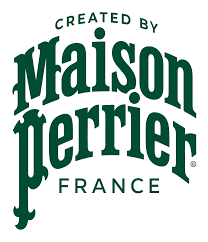 Logo for Maison Perrier, a French brand, with text 'Created by Maison Perrier France' in green lettering.