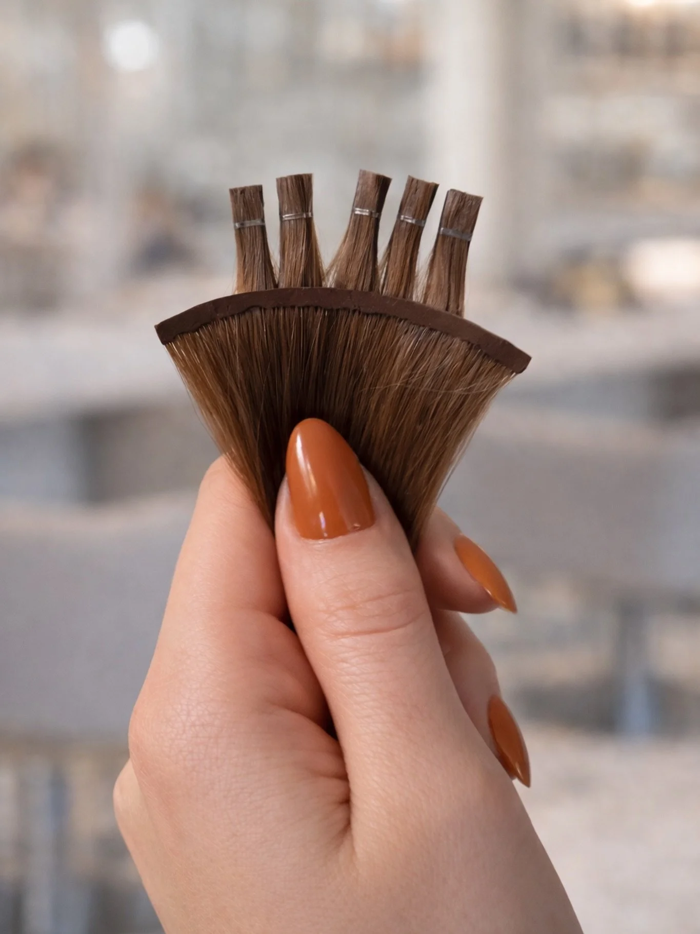 Nano vs. Micro Keratin Extensions
it&rsquo;s not about trends, it&rsquo;s about design.

Nano keratin bonds are ultra-fine and lightweight, making them ideal for clients with fine, fragile, or lower-density hair. They move naturally, feel virtually w