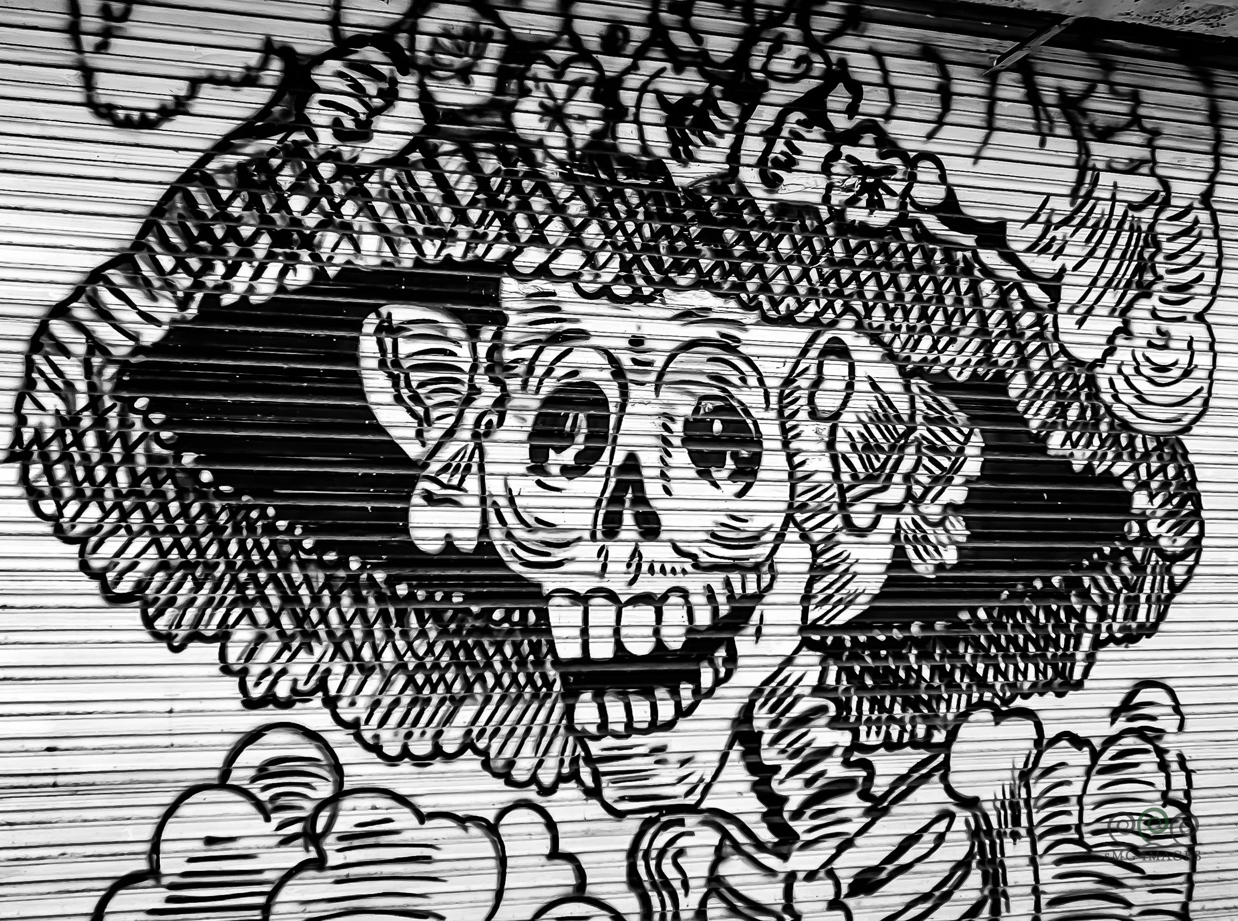 Nogales-Day of Dead Mural