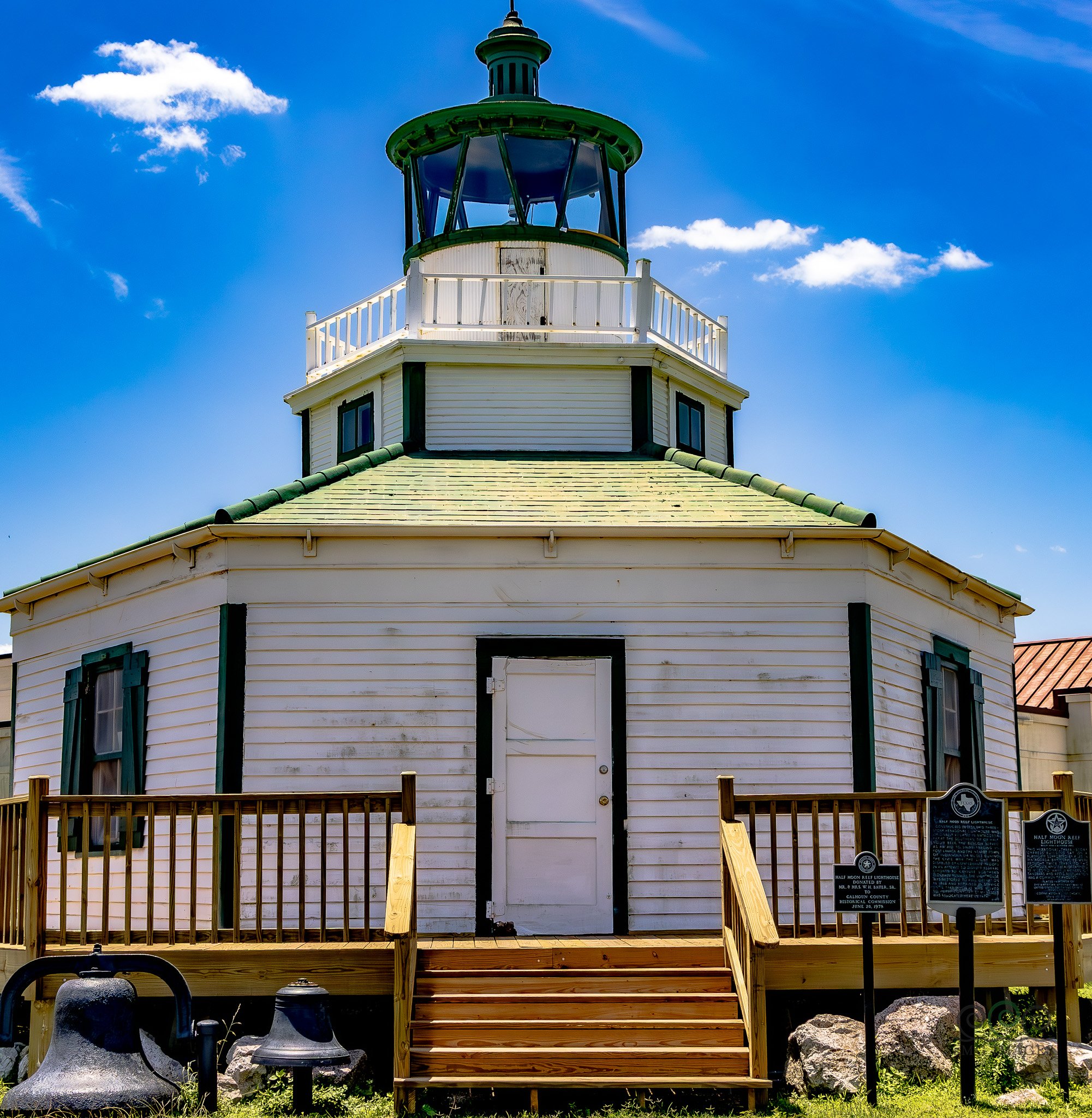 Tx-Port Lavaca Half Moon Reef Lighthouse (1858)