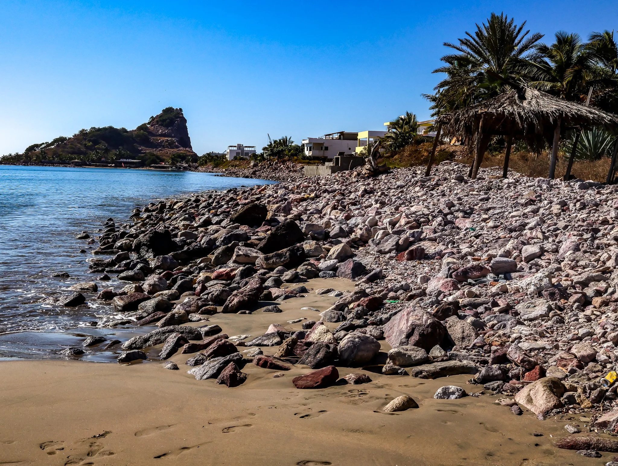 Stone Island Beach Rocky Side