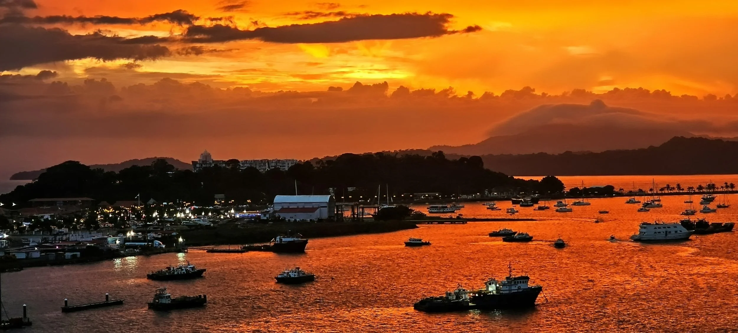 Panama City-Departing Sunset