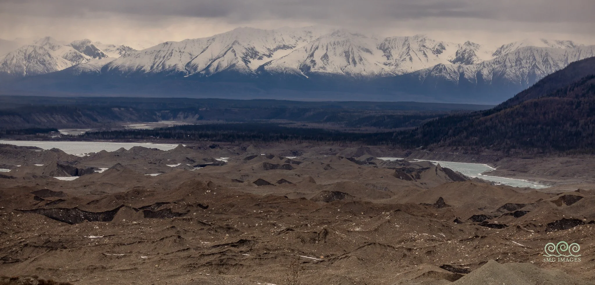 Root Glacier (Silt on Live Ice), Kennecott River, Wrangell Mnts