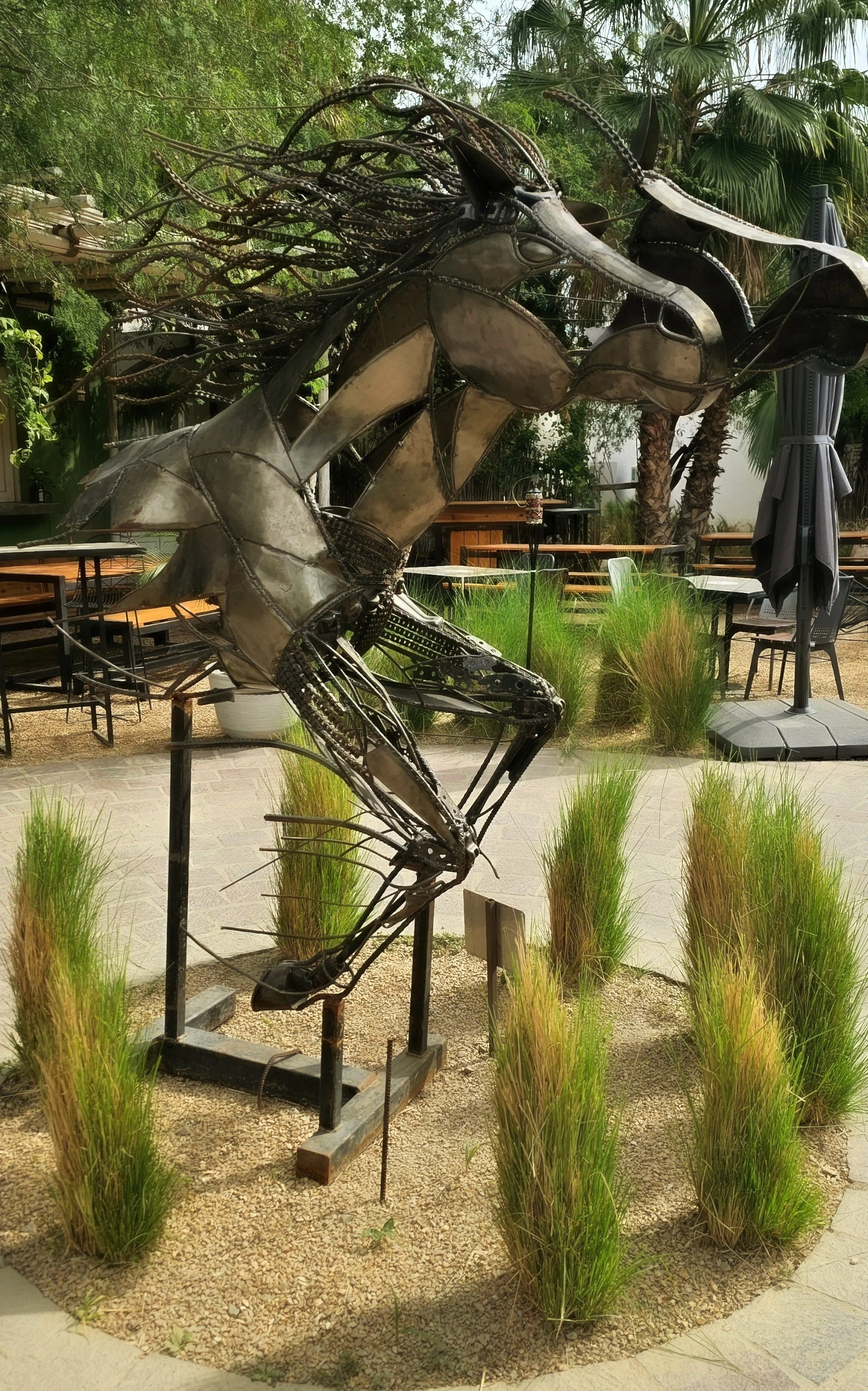 C2 Metal Art Horsehead