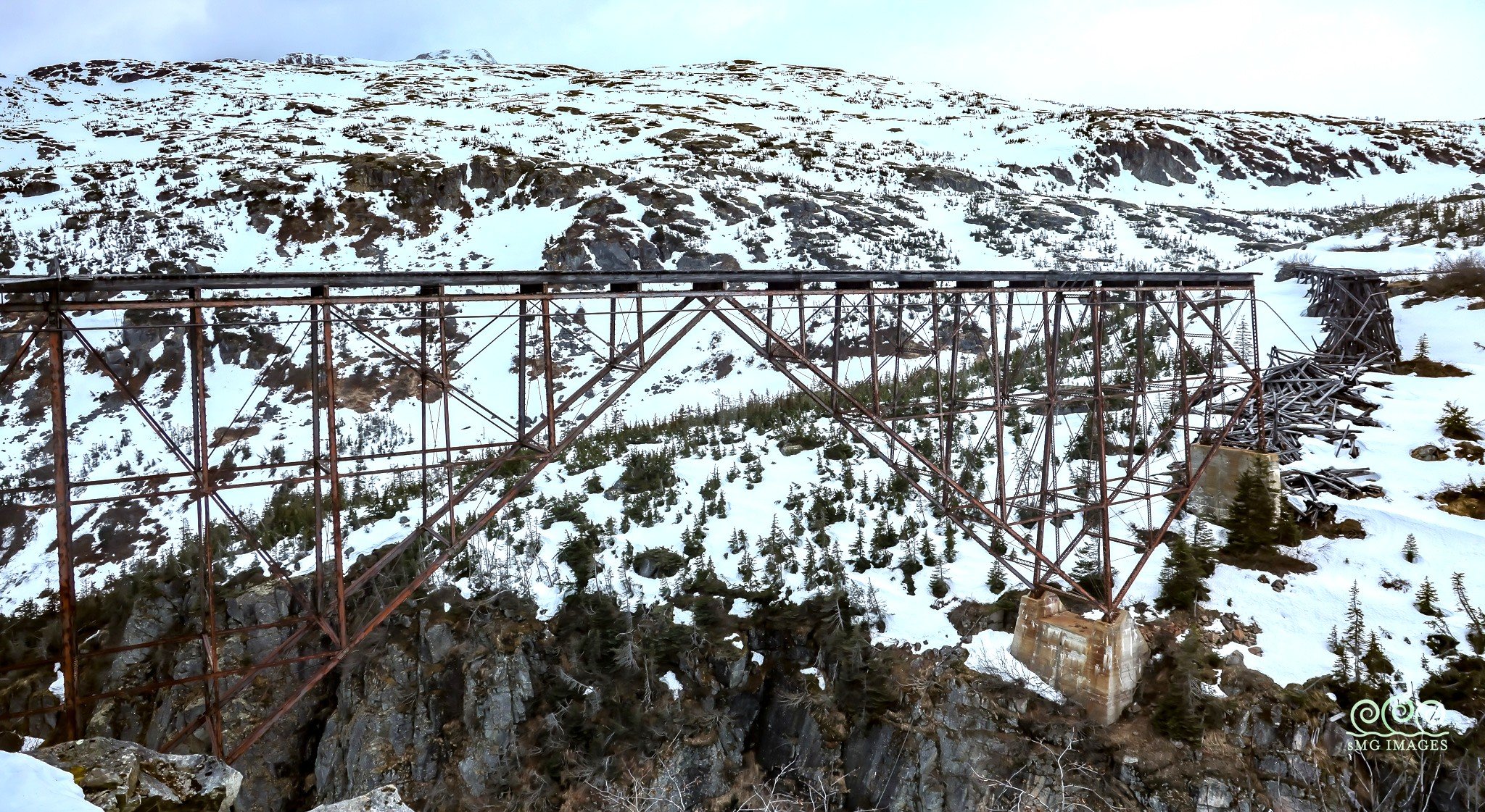 WPRR-1901 World_s Tallest Steel Cantilever Bridge (Abandoned 1969)