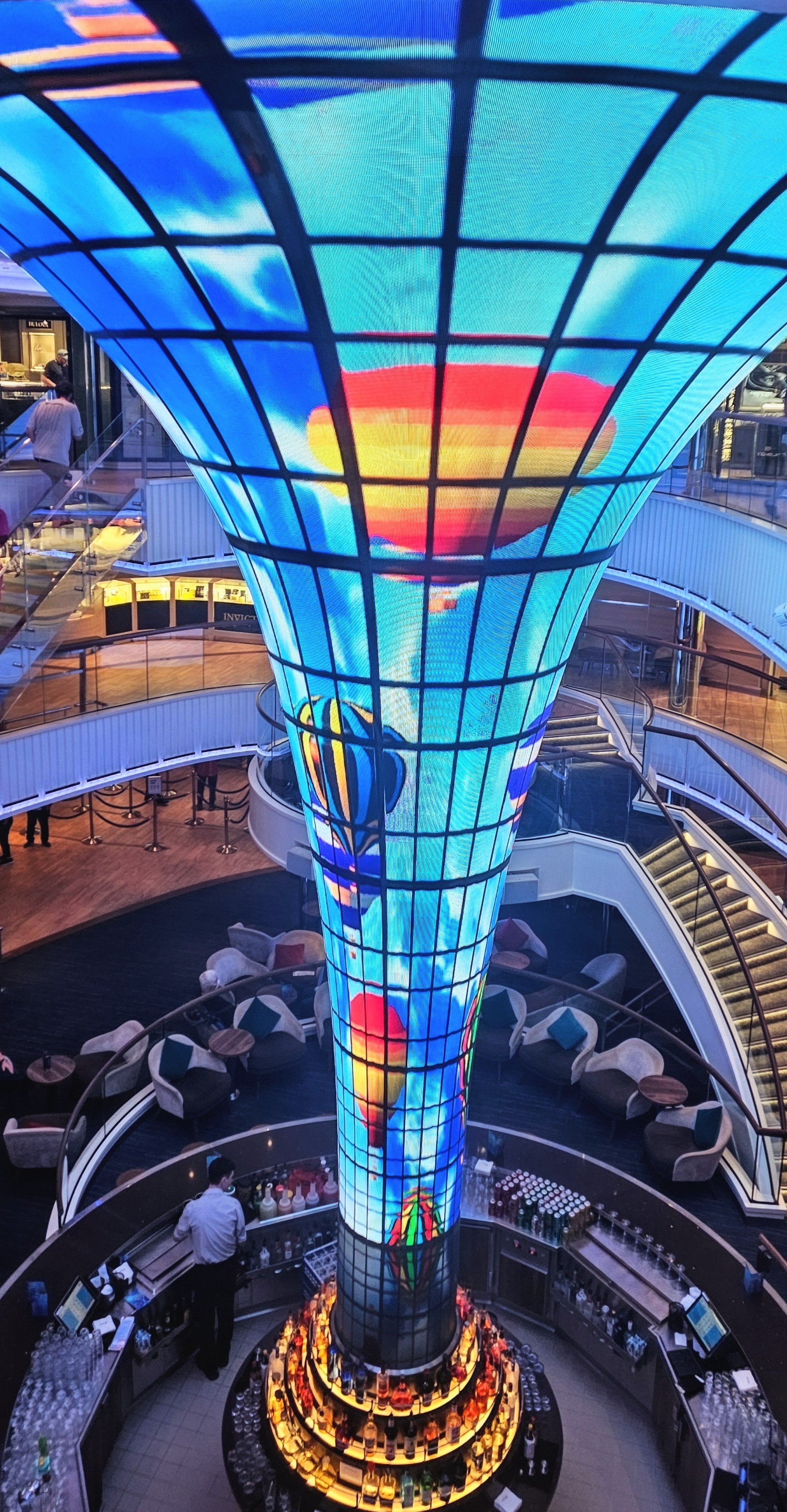 Ship Central Atrium Lights
