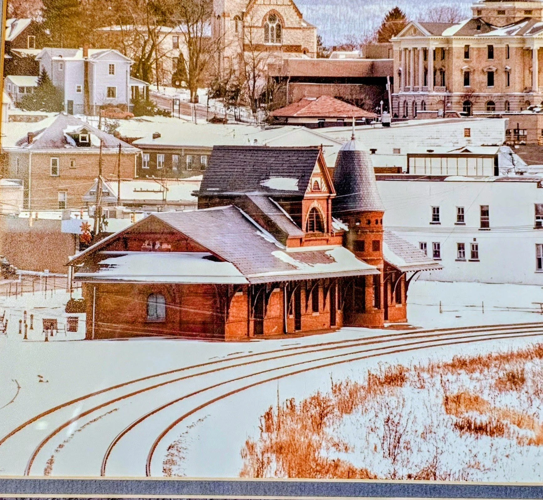 ML-B&O RR Depot In Winter