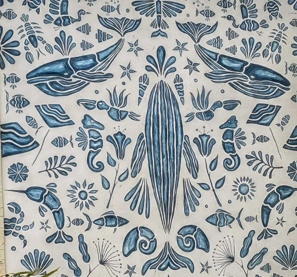 C1 Whale Mural at Marina