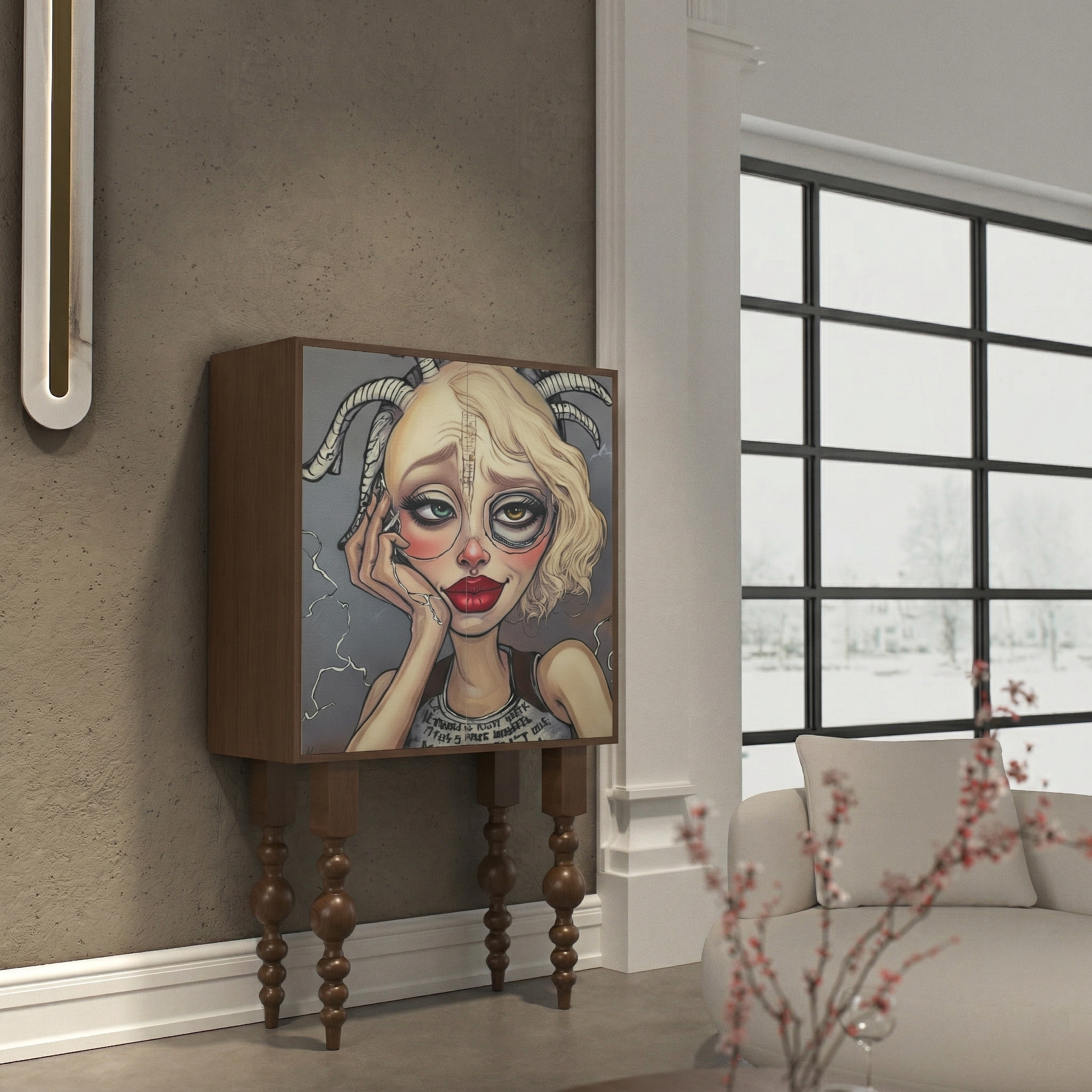 The Unmeant Blush | BAR CABINET