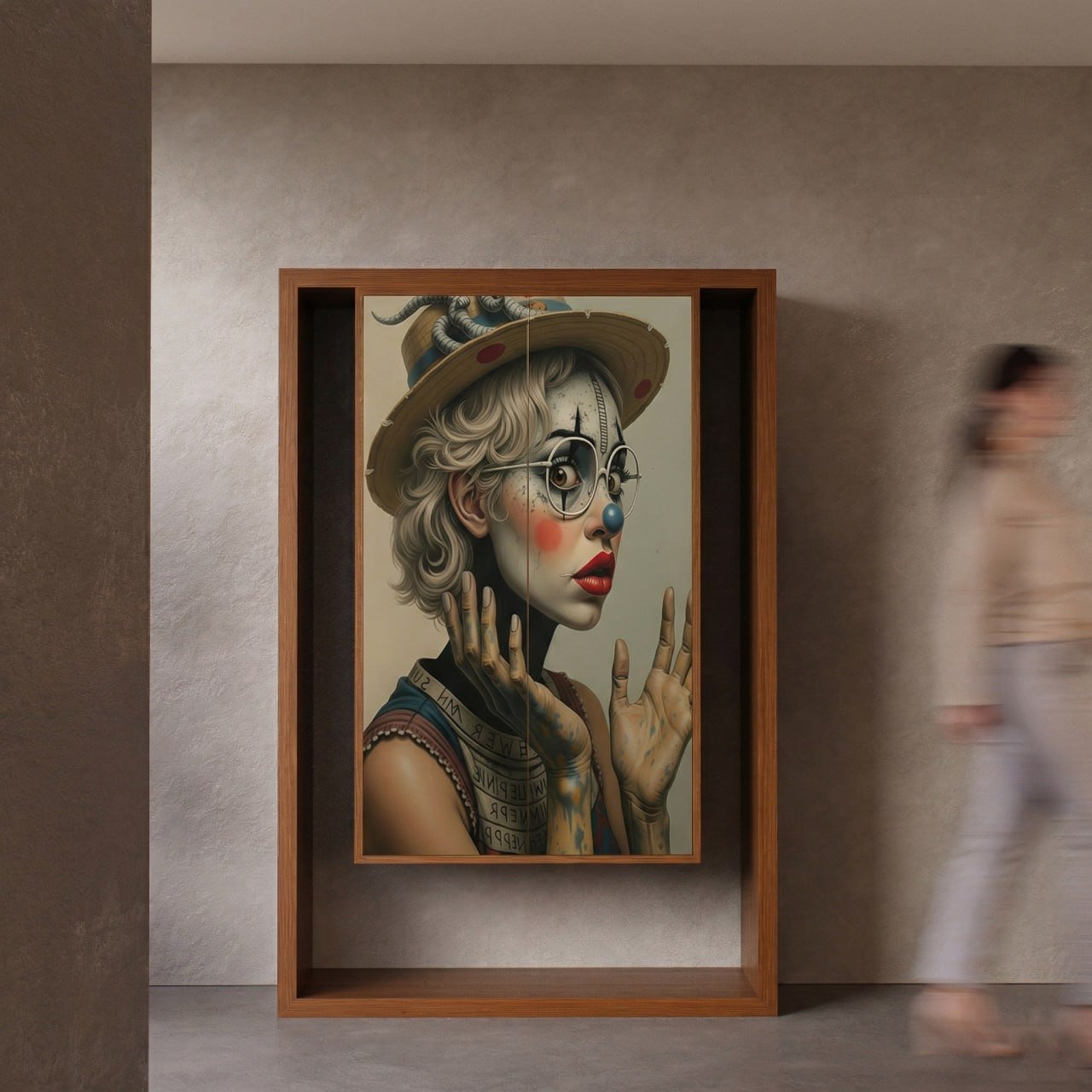 Lola's Wait,Actually...-penHUN Gallery-Grand Armoire-Decorative Art-Hand crafted acbinet-04.jpg