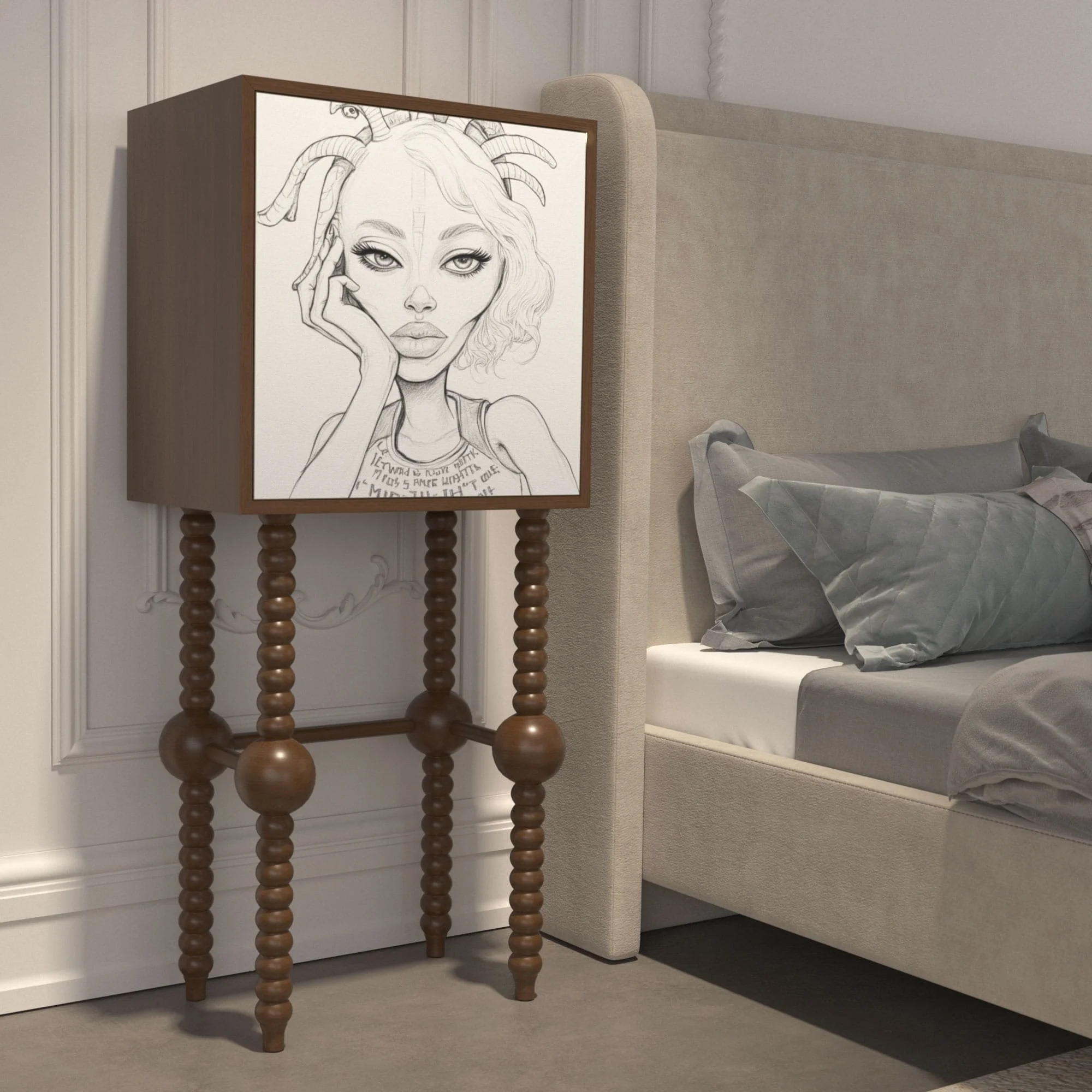 penhun-the32-blackwhite-hand-painted-handcrafted-smallcabinet-bedroom-roomcloseup-gallery 01-display.jpg