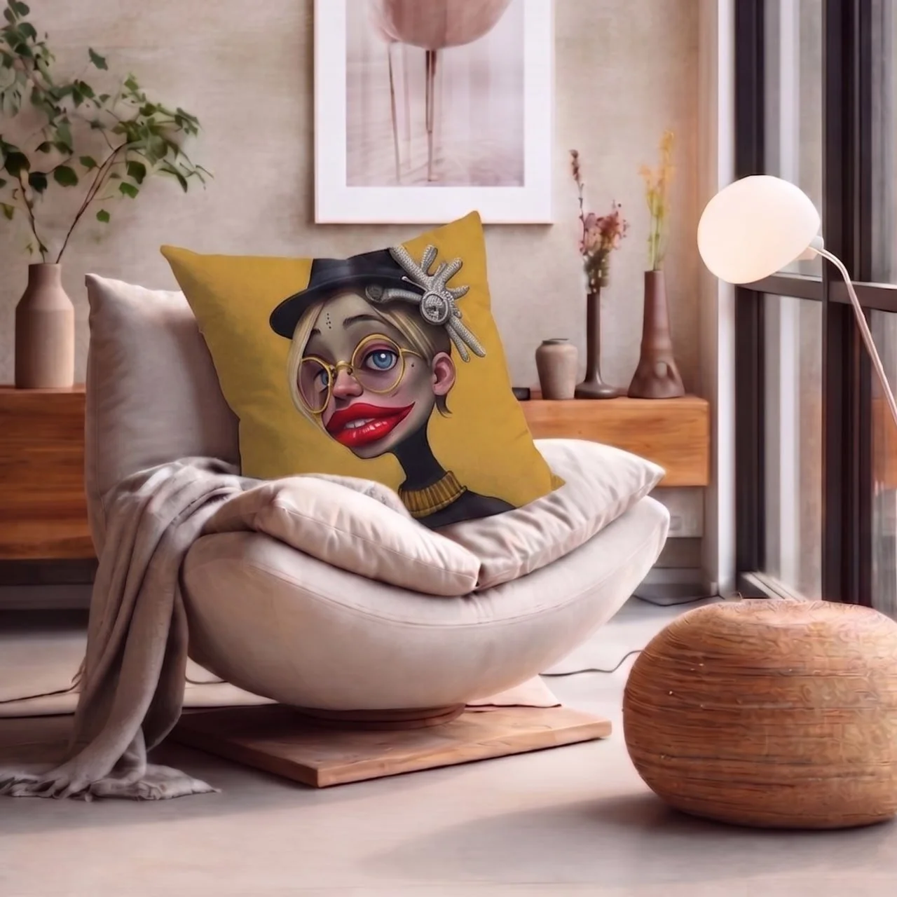Cleo-Art Cushion-Hugo & Cleo Collection-penHUN Gallery-03.jpg