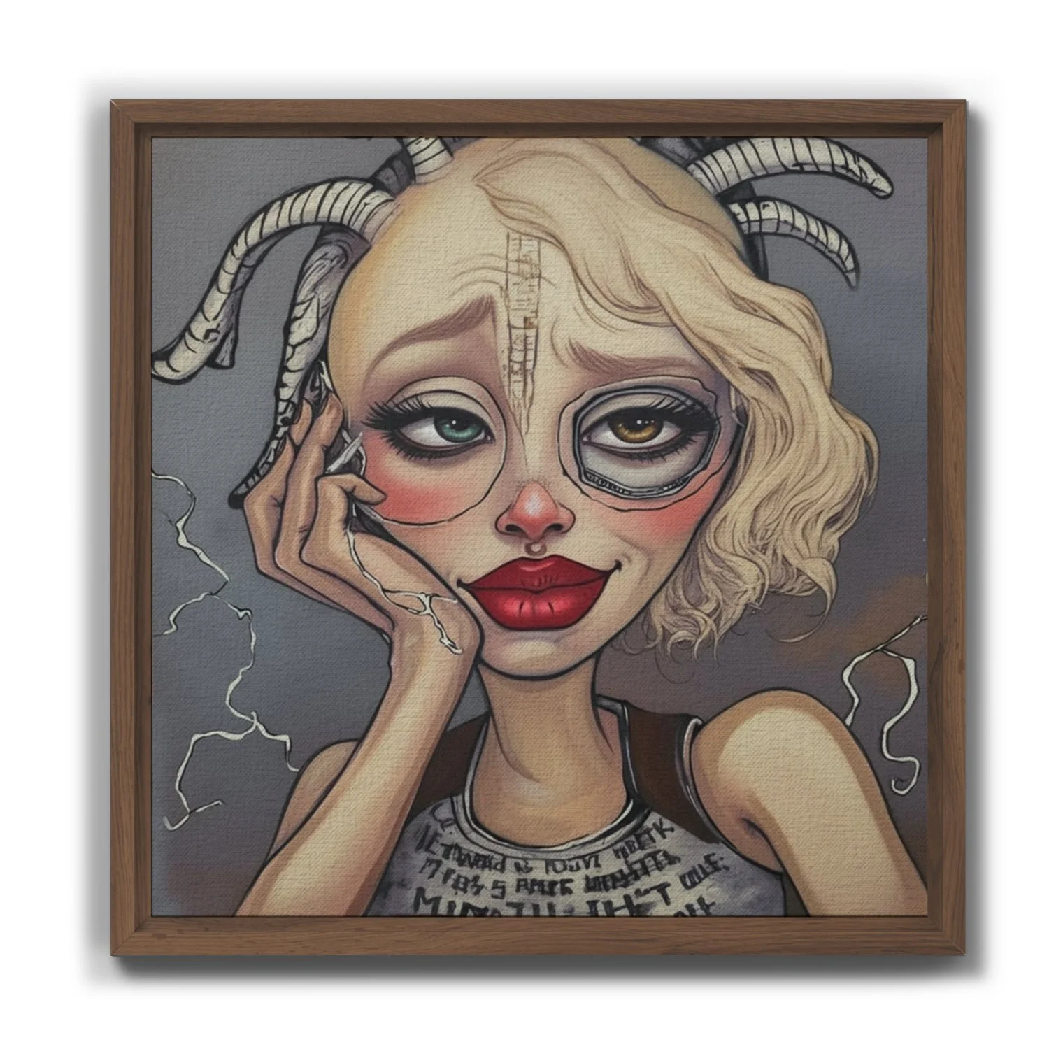 The Unmeant Blush | FRAMED WALL ART