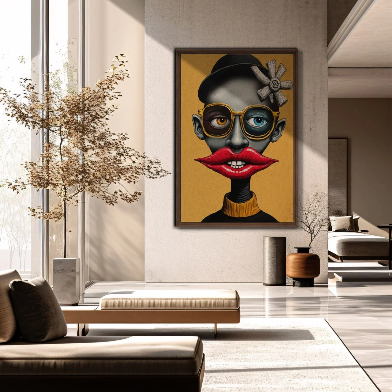 Hugo-Framed canvas-Wall Art-Hugo & Cleo Collection-penHUN Gallery-02.jpg