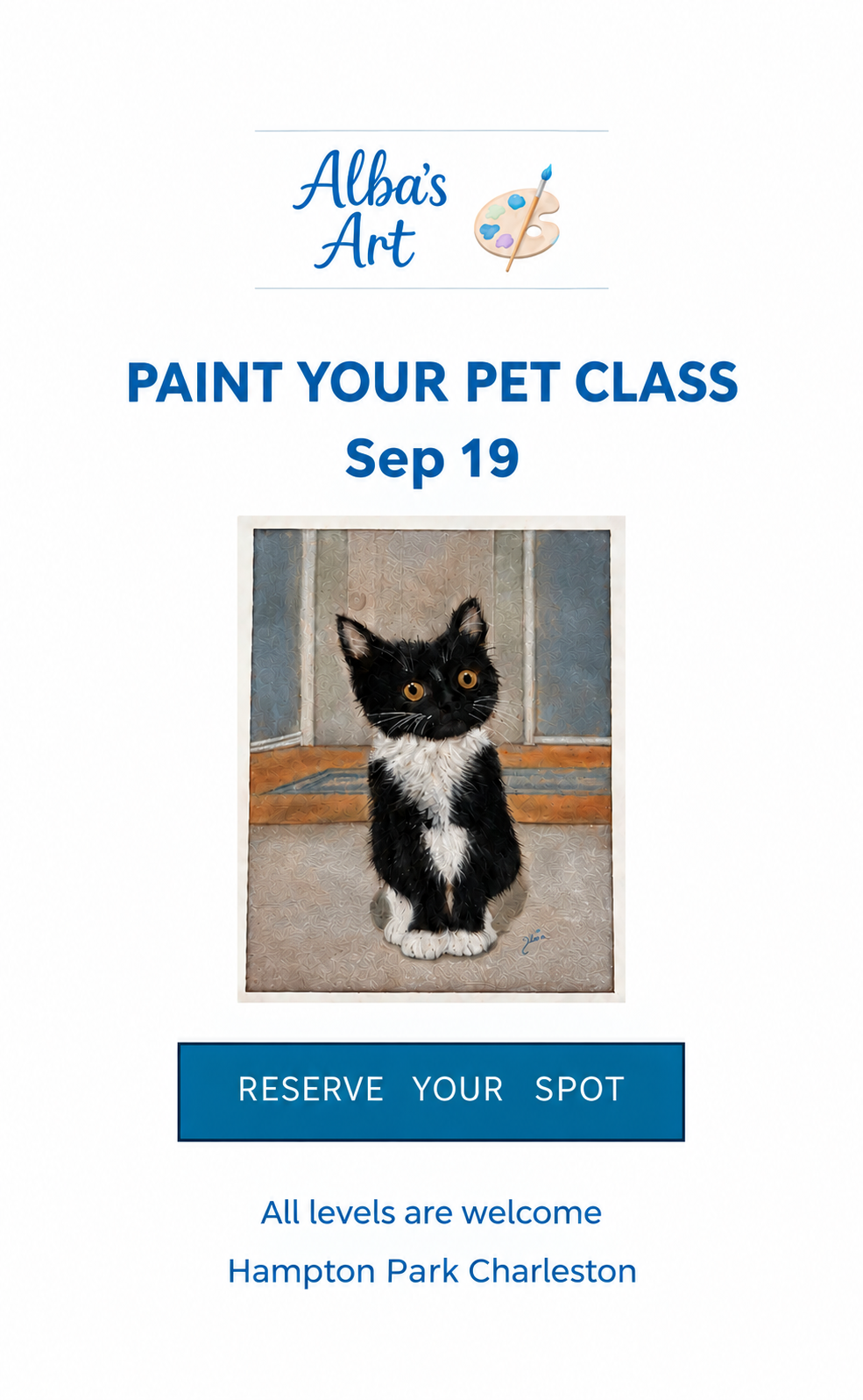 Paint your Pet Nov. 7