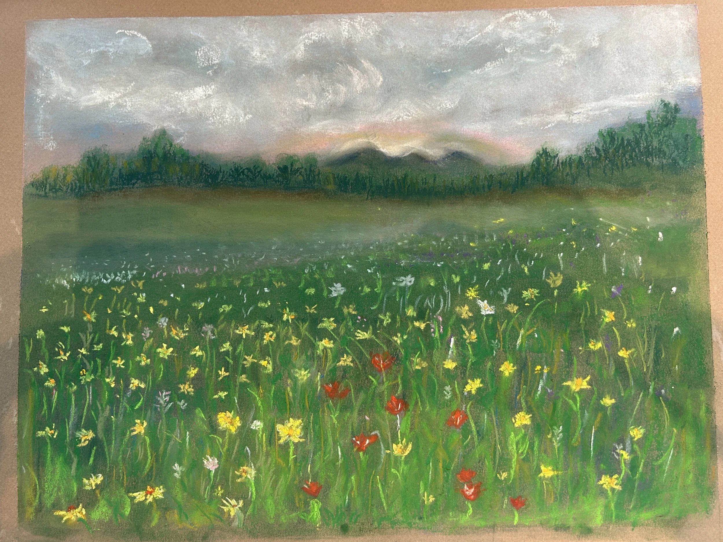 Flower field 12 x16