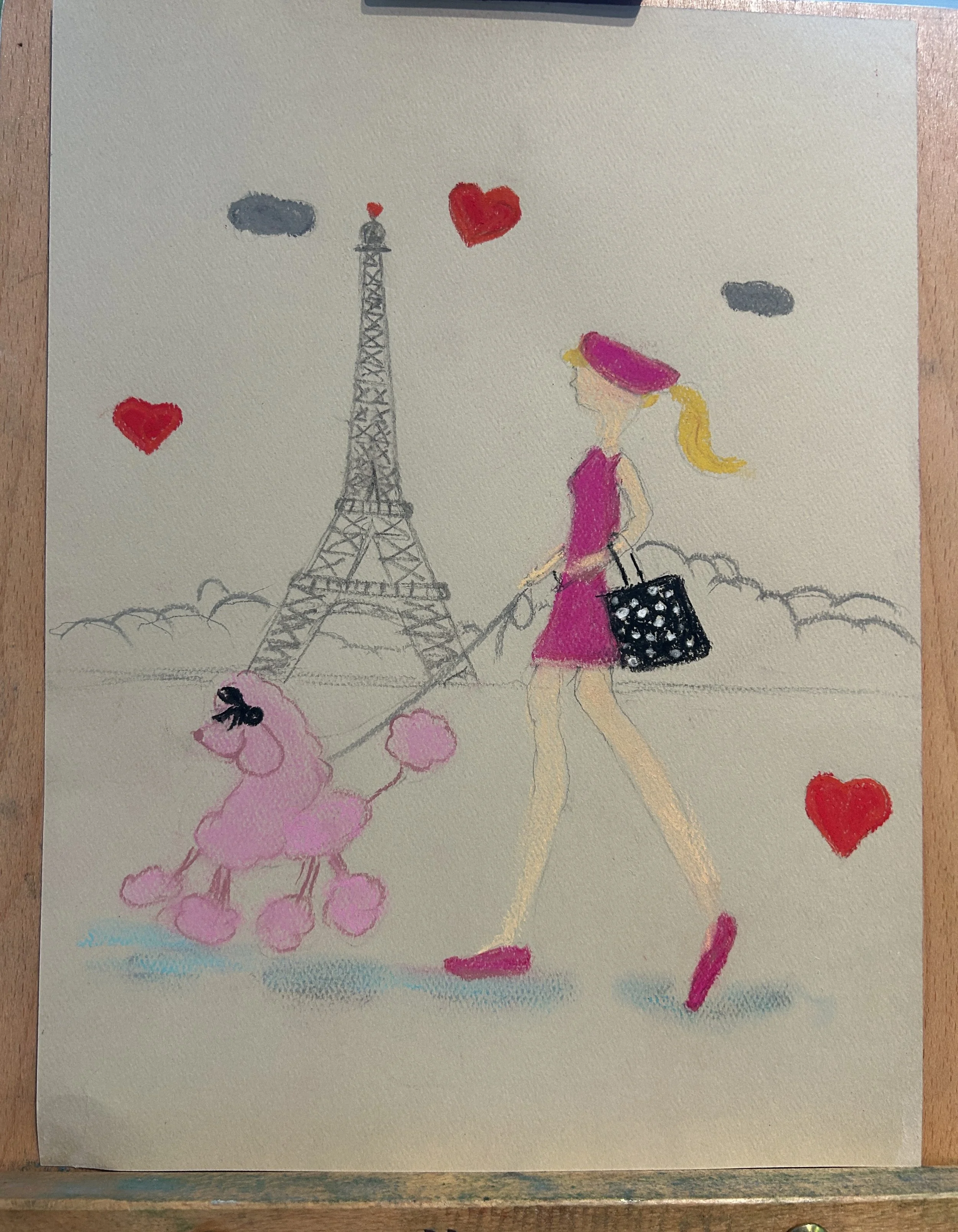 A girl in Paris 12x11