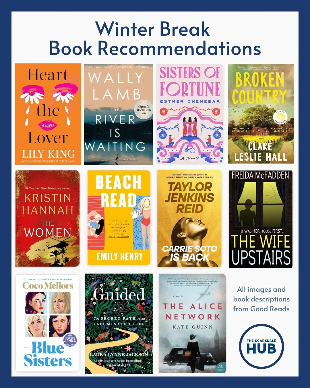 Looking for a great holiday read? Us too! We crowdsourced recommendations from our community and pulled together a list of books Scarsdale residents are loving right now. Swipe through to discover your next read. 📚