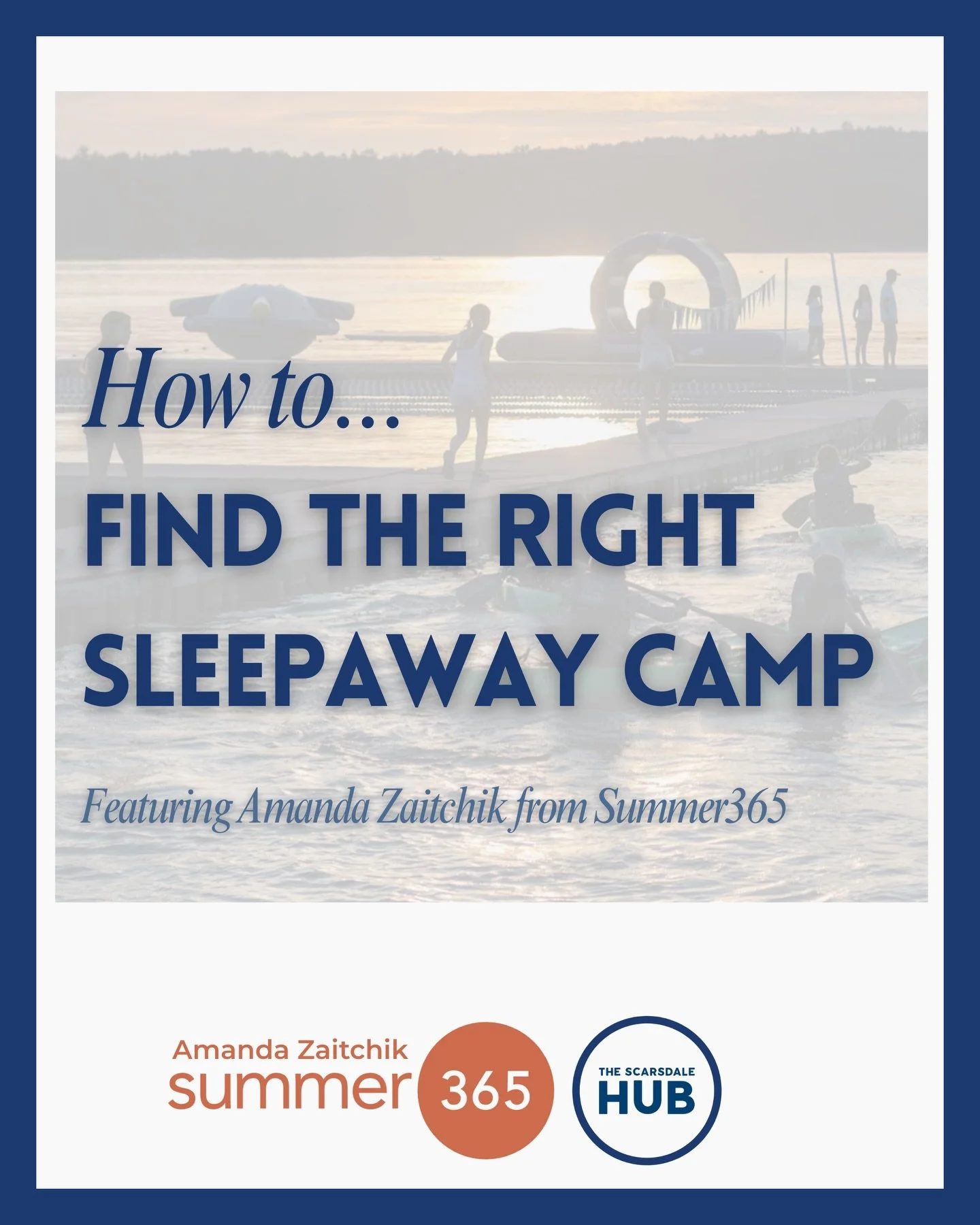 Do you feel overwhelmed by the question of whether sleepaway camp is right for your child or how to choose among the countless camps out there? We get it. Finding the right fit can feel like a big undertaking. 
Luckily, Scarsdale&rsquo;s very own Ama