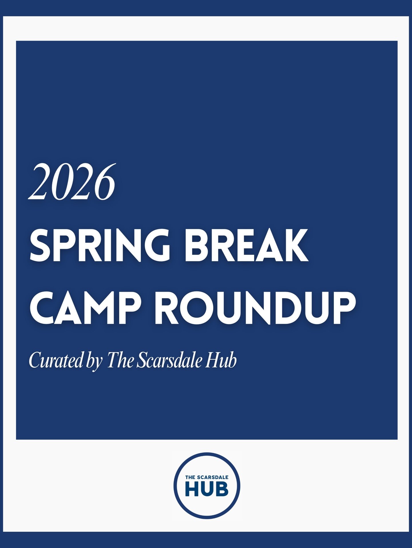 Spring Break is almost here!  If you will be spending time at home, you may be looking for activities to keep your kids busy, and we are here to help. The Scarsdale Hub has curated the best local camps, from sewing and fashion design to sports, art, 