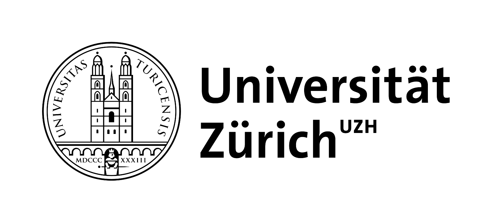 University of Zurich logo with seal and text "Universität Zürich UZH."