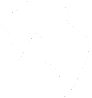 Silhouette of Ecuador's map.