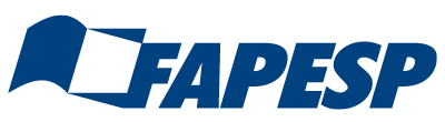 FAPESP logo with an open book design