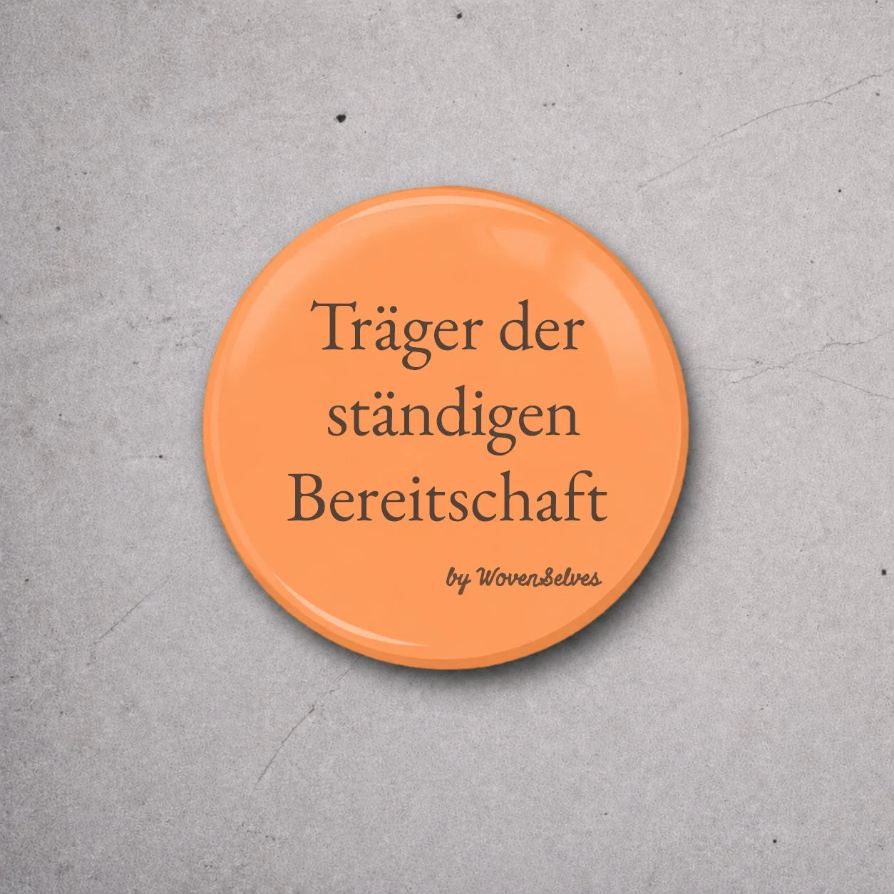 Mottobutton zum Leistungsträger, 50 mm