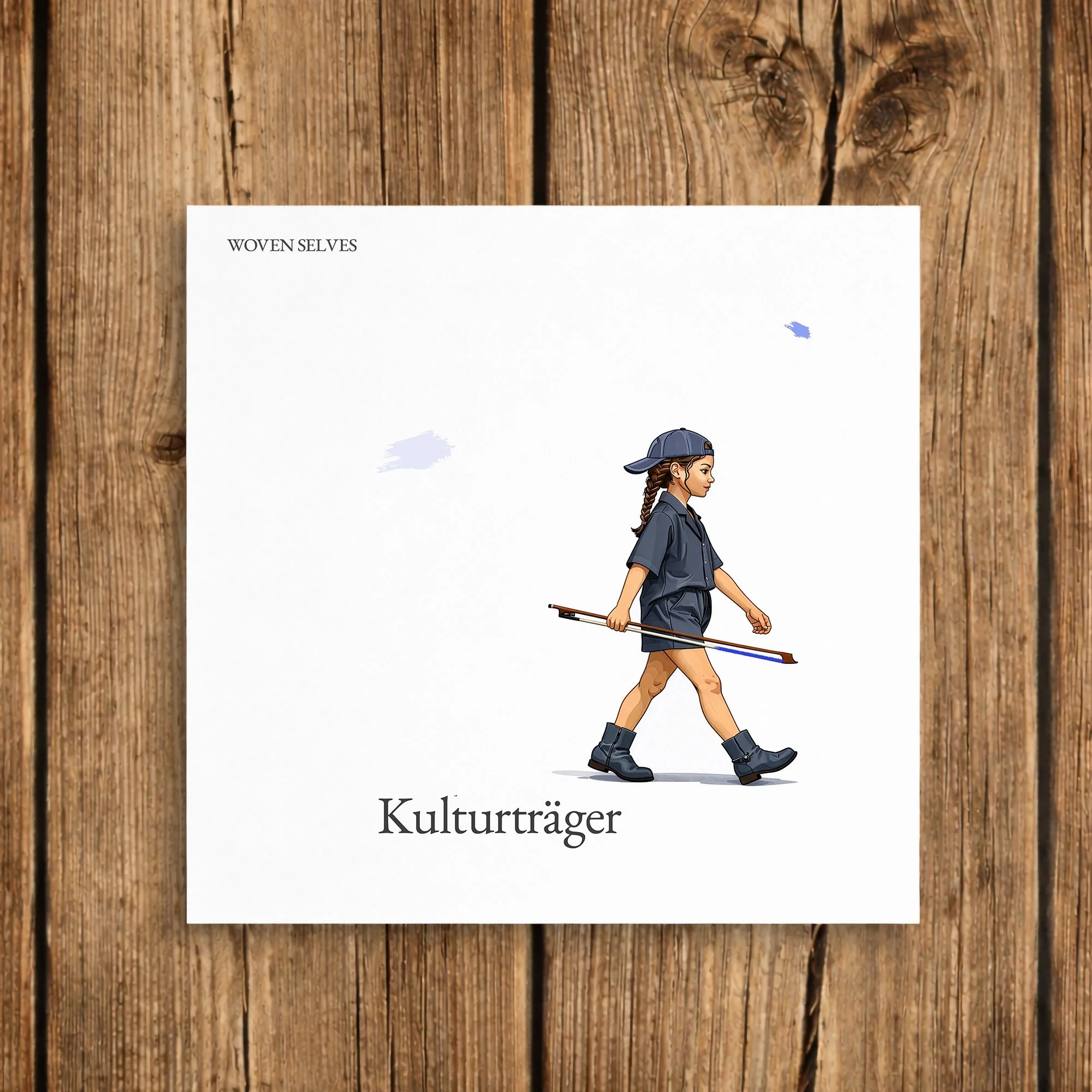 Woven Selves - Kulturträger - Postkarte - Vorderseite