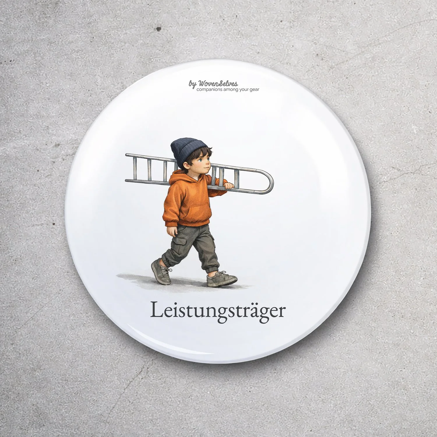 Leistungsträger-Button, 75 mm