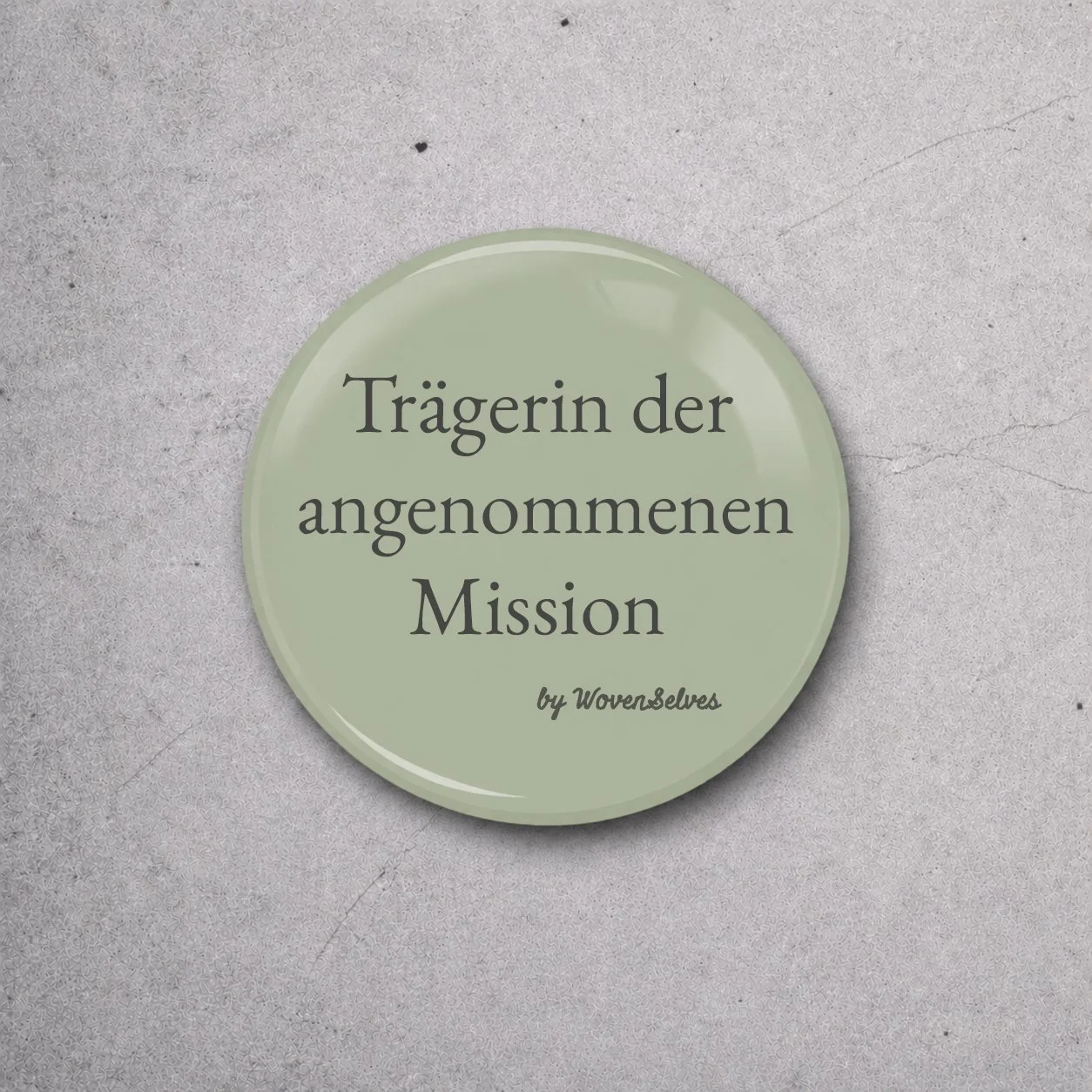 Mottobutton zum Verantwortungsträger, 50 mm