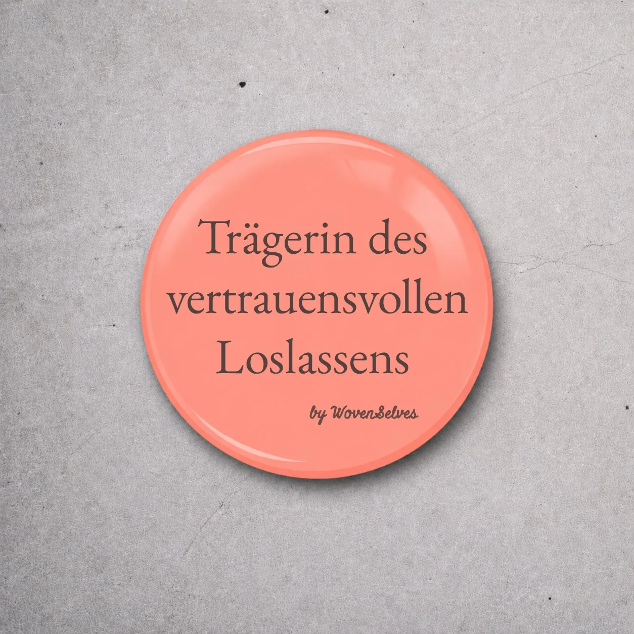 Mottobutton zum Hoffnungsträger, 50 mm