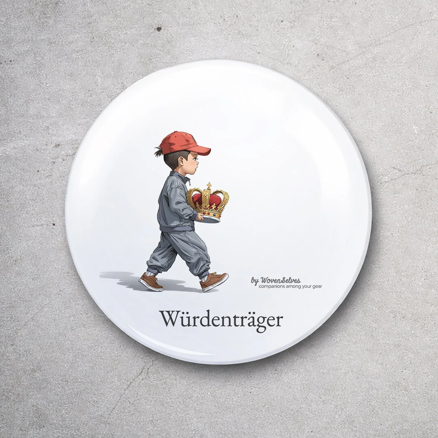 Würdenträger-Button, 75 mm
