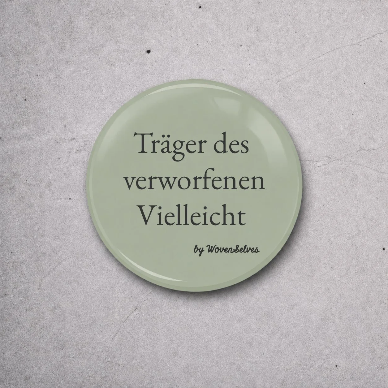 Mottobutton zum Entscheidungsträger, 50 mm