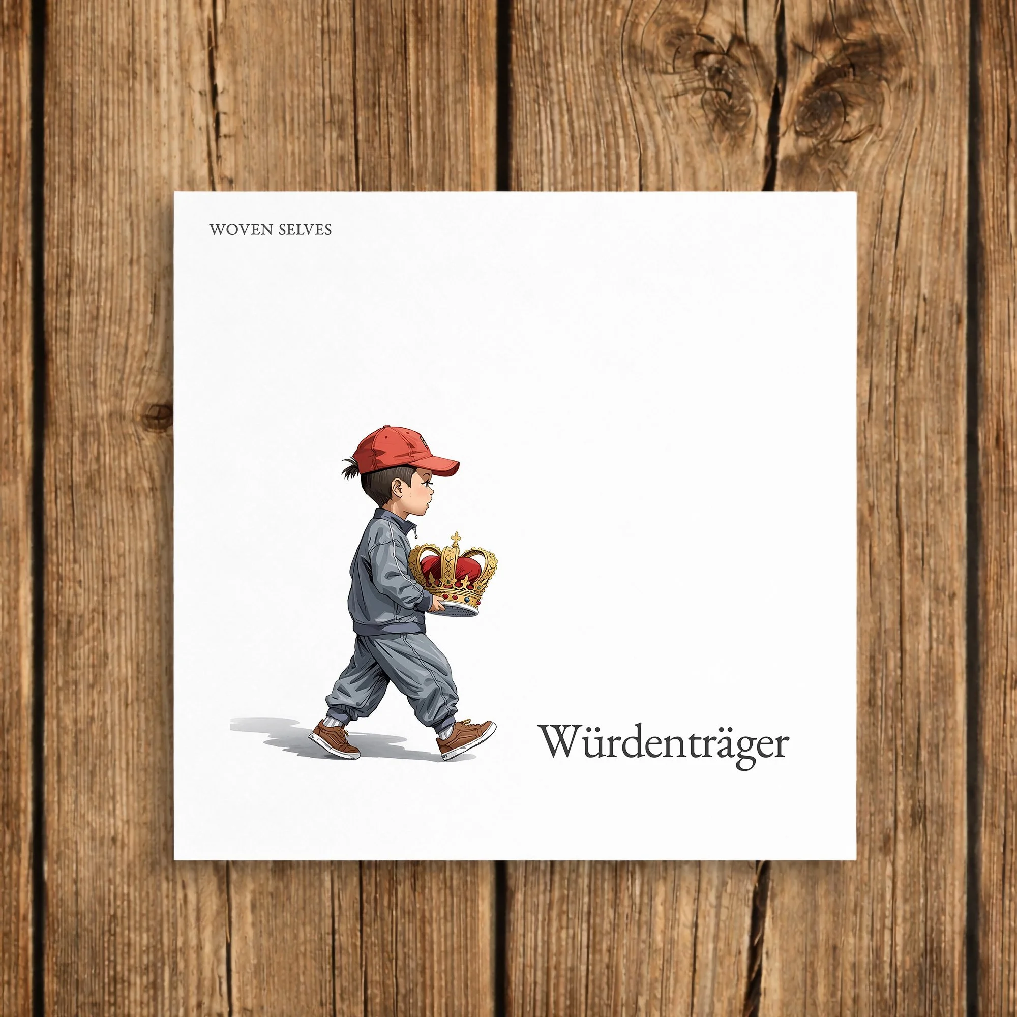 Woven Selves - Würdenträger - Postkarte - Vorderseite