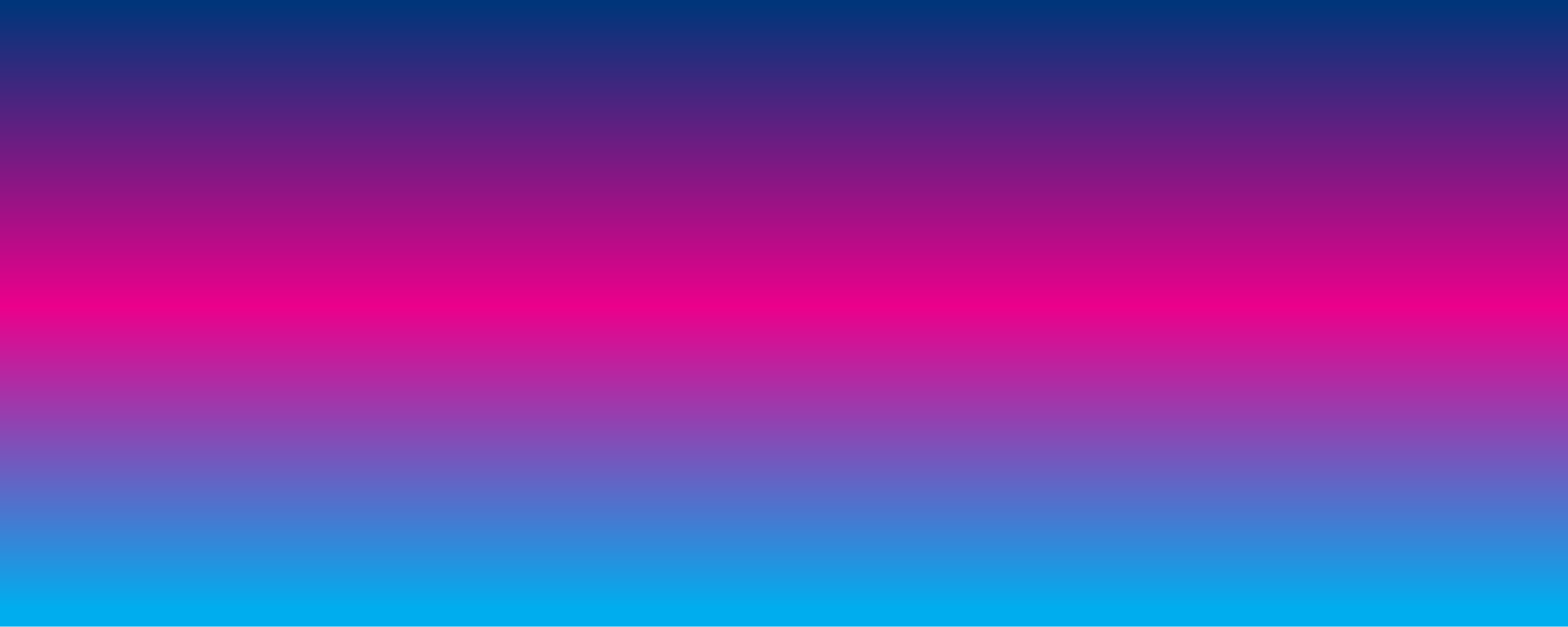 Gradient background with horizontal bands of purple, pink, and blue colors.