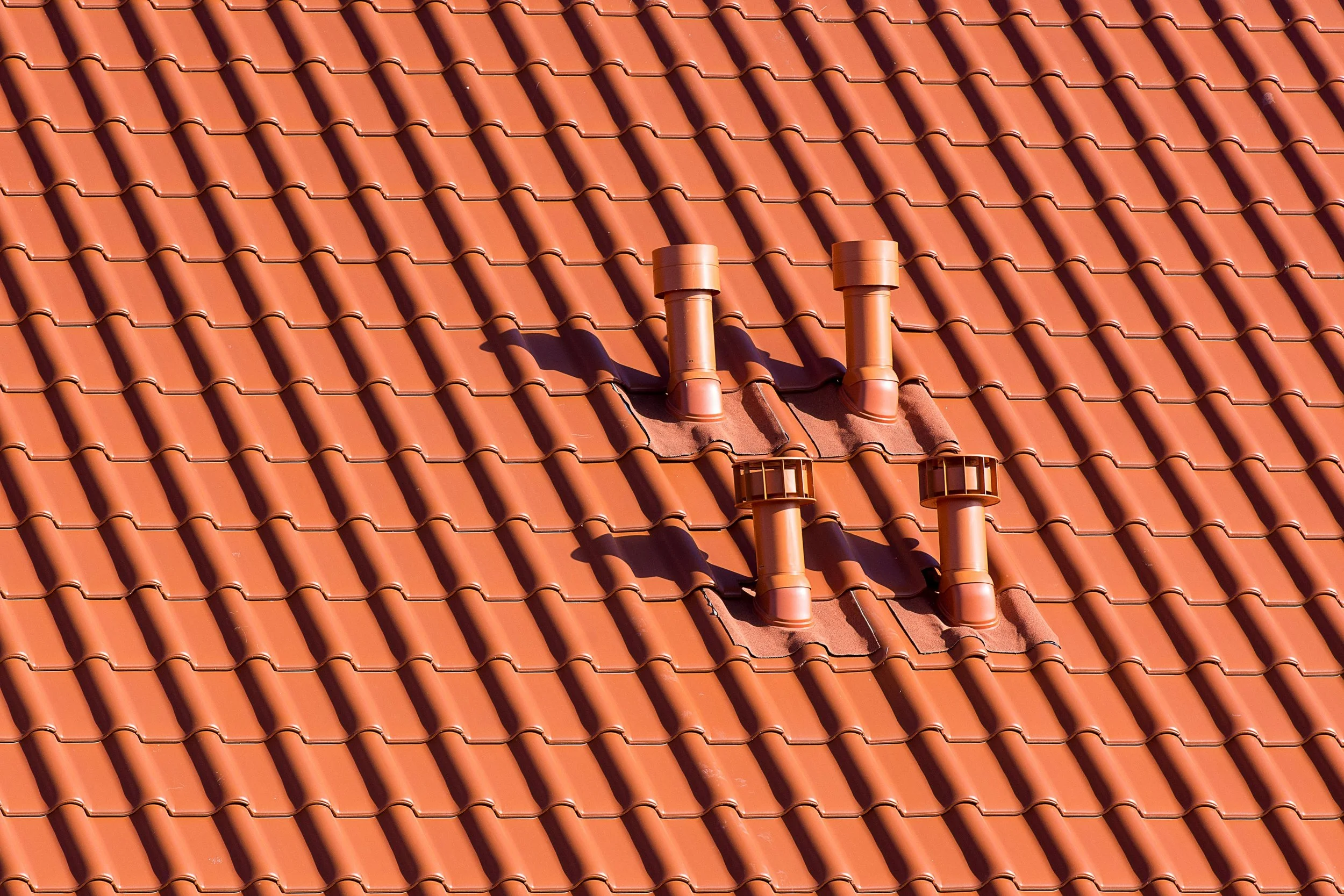 red tile roof