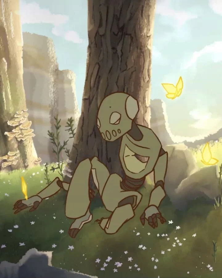 Last weekend, this loop was playing before/during intermission of the @maltadult animation screening !  The theme for the loops was Fix. It was nice to do some character animation again, and there's more to come with this scene 🫣 I based this off of