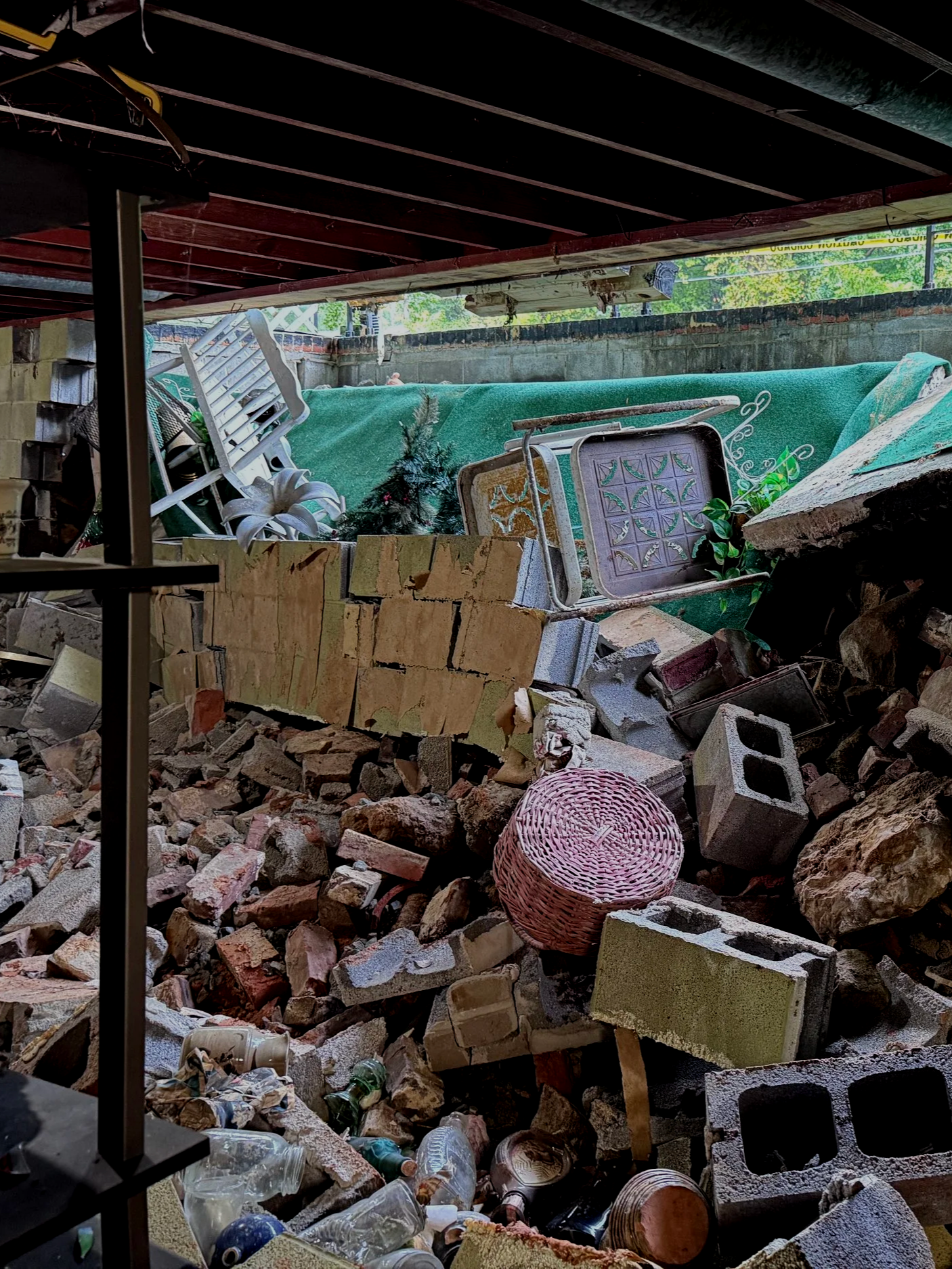 foundation failure, basement wall collapse, foundation repair