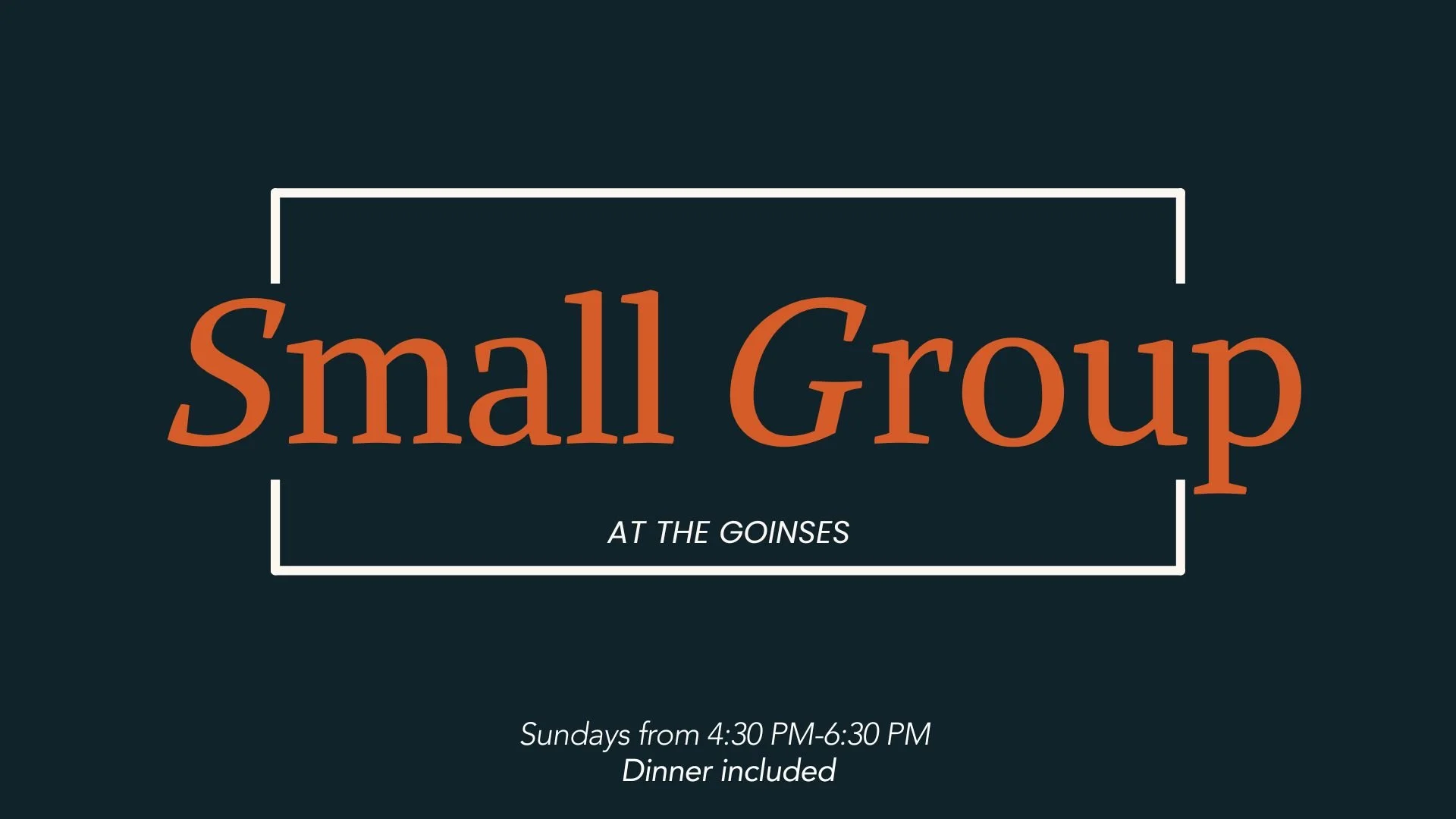 Small Group