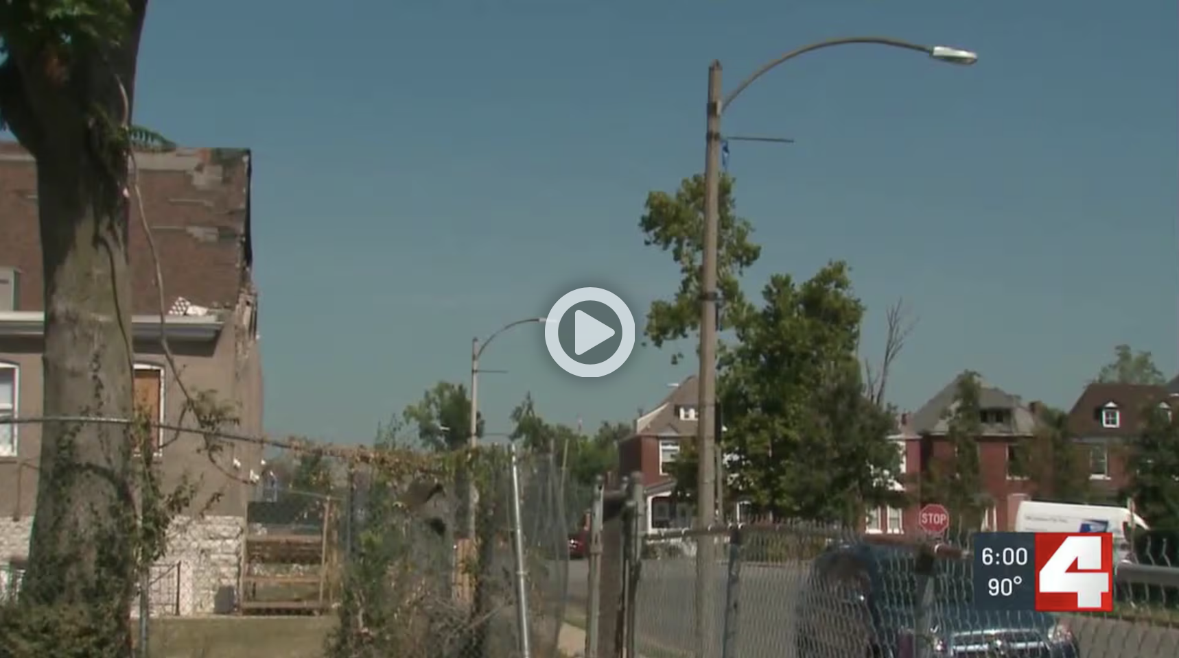 Four months after tornado, street lights still out in St. Louis neighborhoods