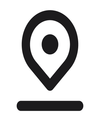 Icon of a location pin on a map.