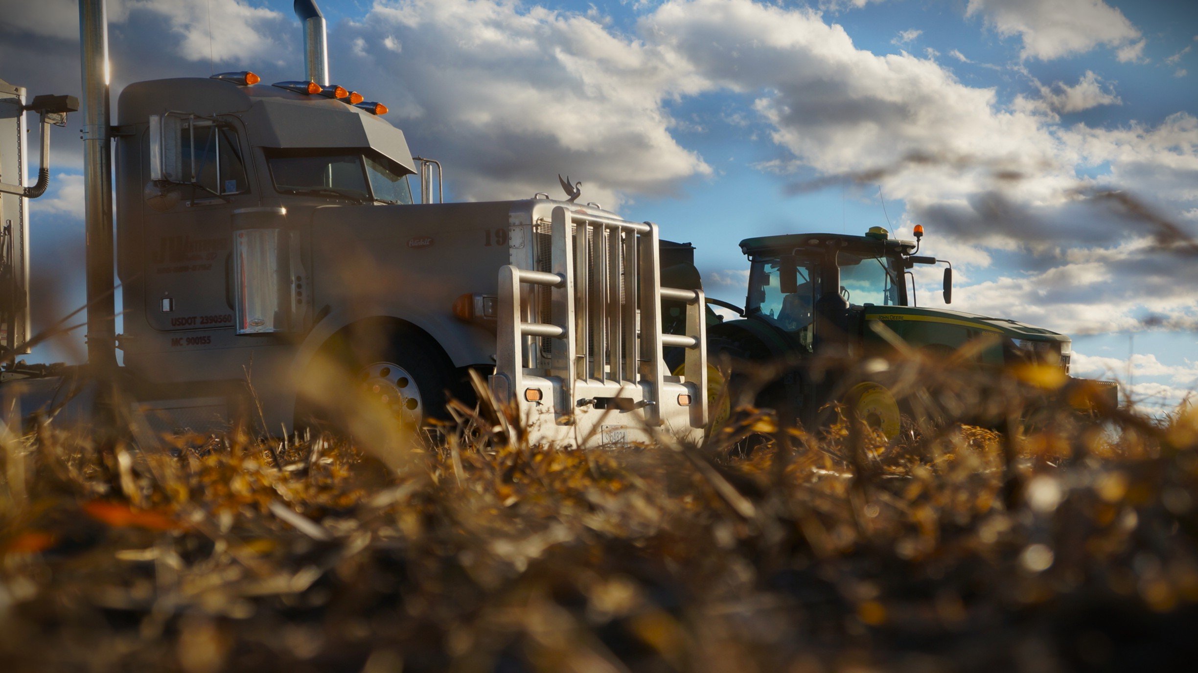 A Truck and a Tractor.JPG