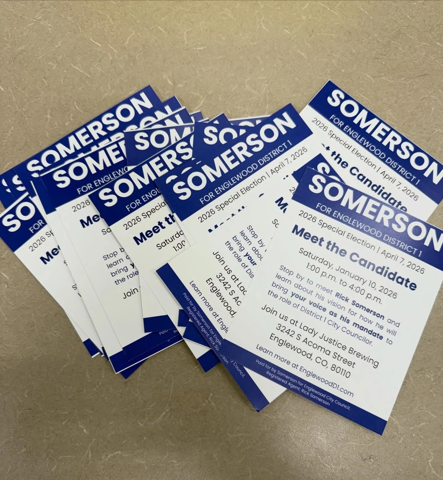 Do you live in Englewood District 1? Swing by Lady Justice this Saturday from 1-4:00 p.m. to learn why I&rsquo;m running and my plans to make your voices my mandate on City Council.