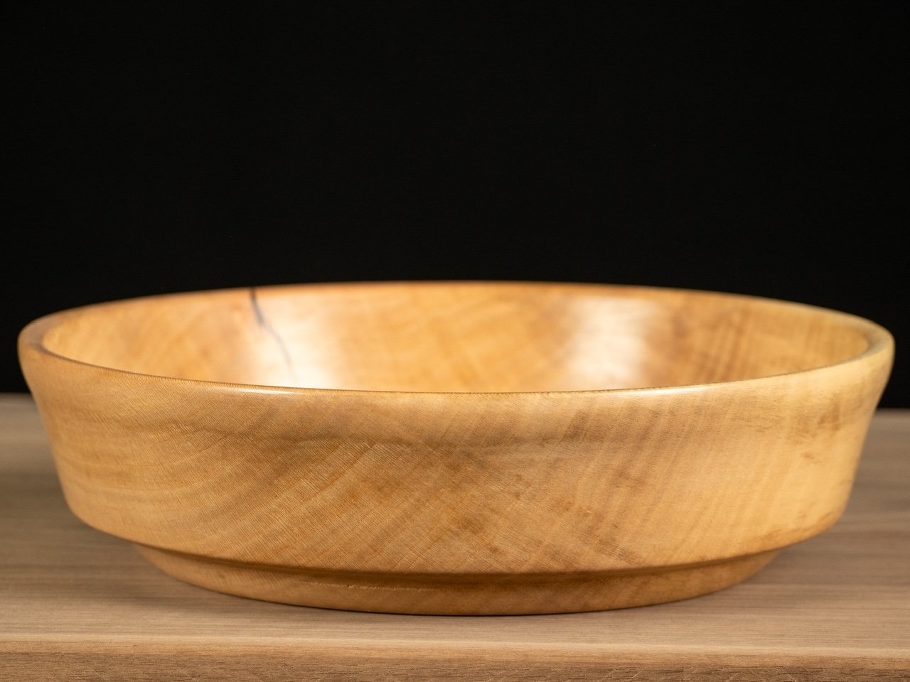 Artisan Wooden Serving Bowl