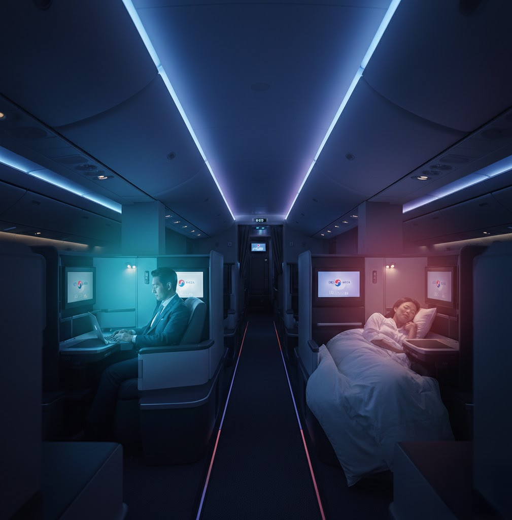 Elevate Airplane Interiors with LUXION LED Lighting