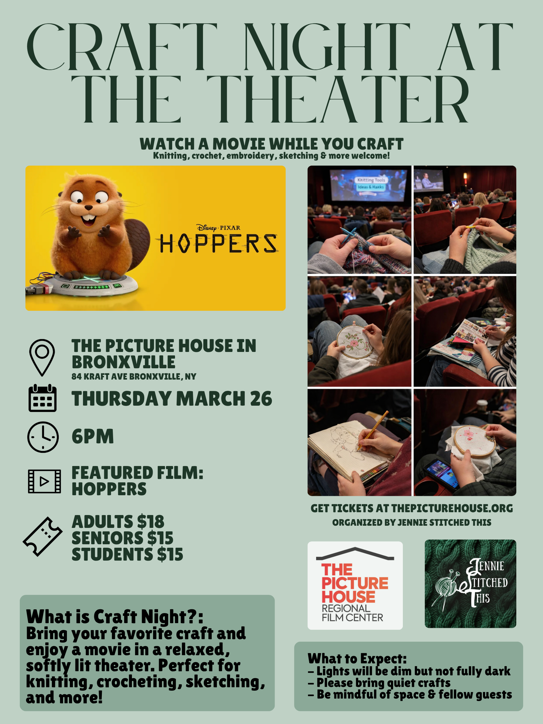 Craft Night at the Theater