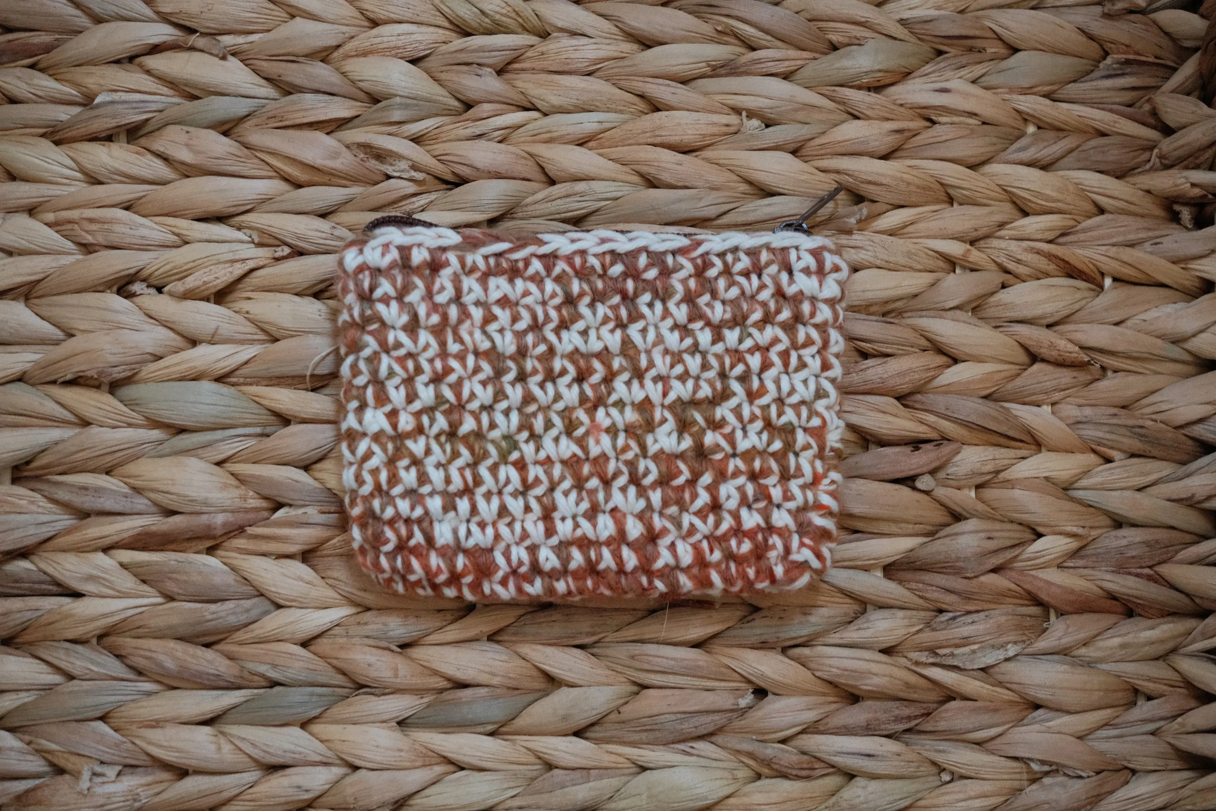 Wallet - fall foliage & white